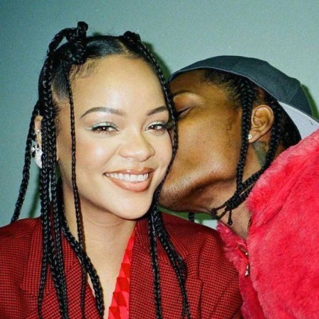 Rihanna and her boyfriend ASAP Rocky.